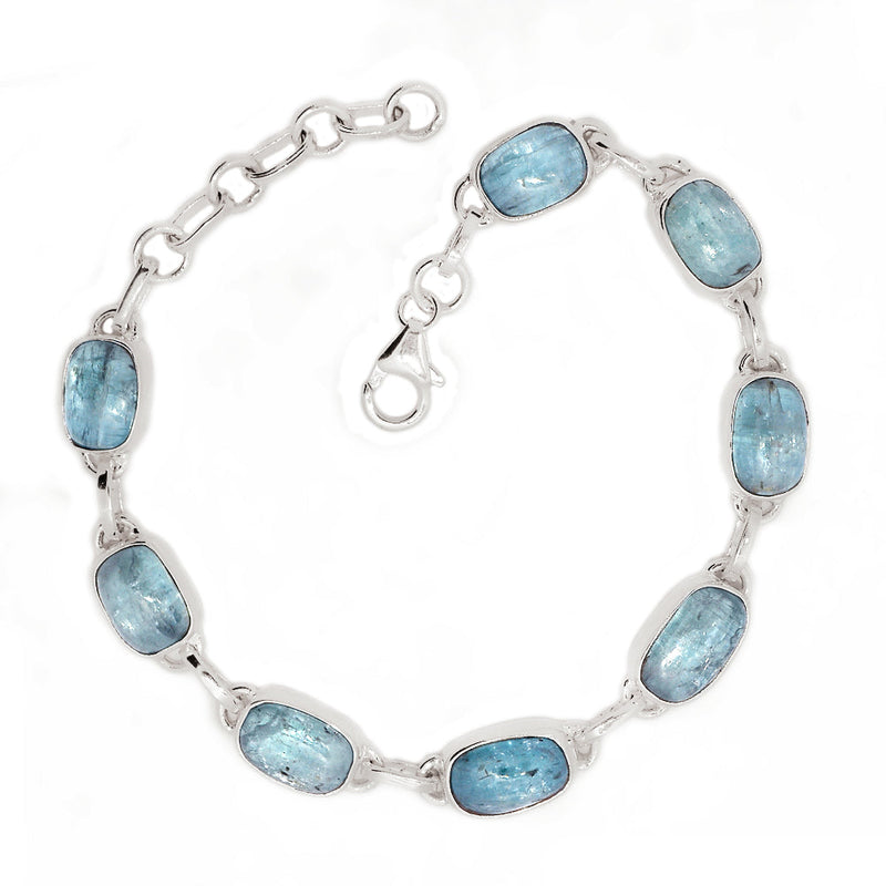 8.2" Aqua Kyanite Cabochon Bracelets - AKCB9