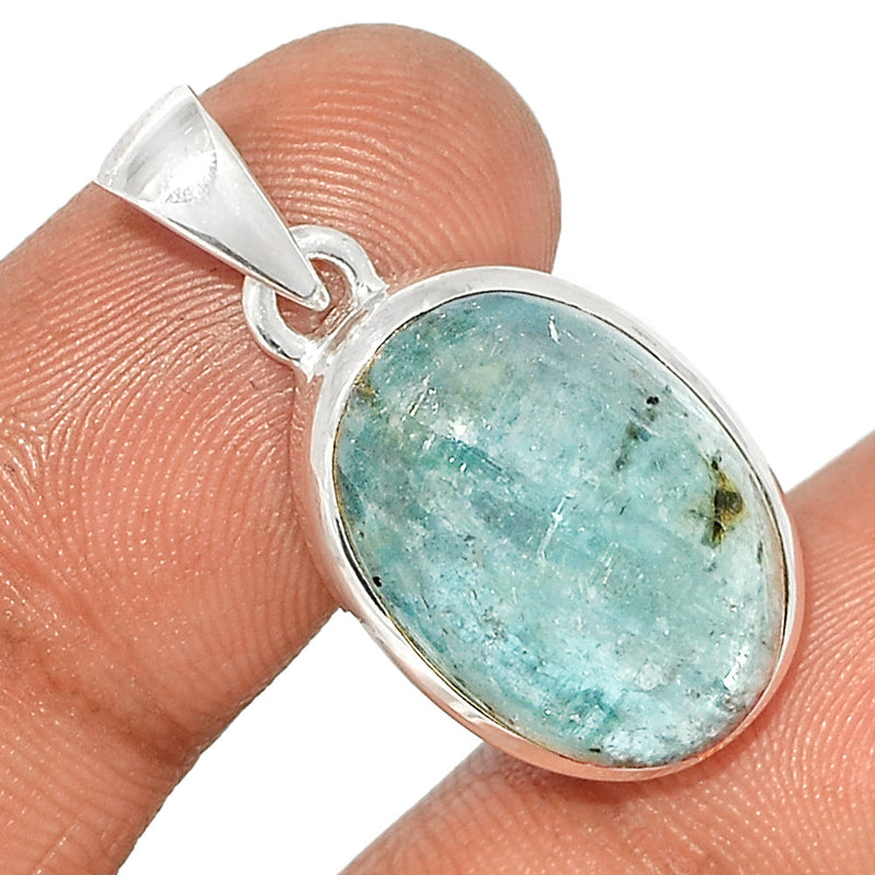 1.2" Aqua Kyanite Cabochon Pendants - AKCP115