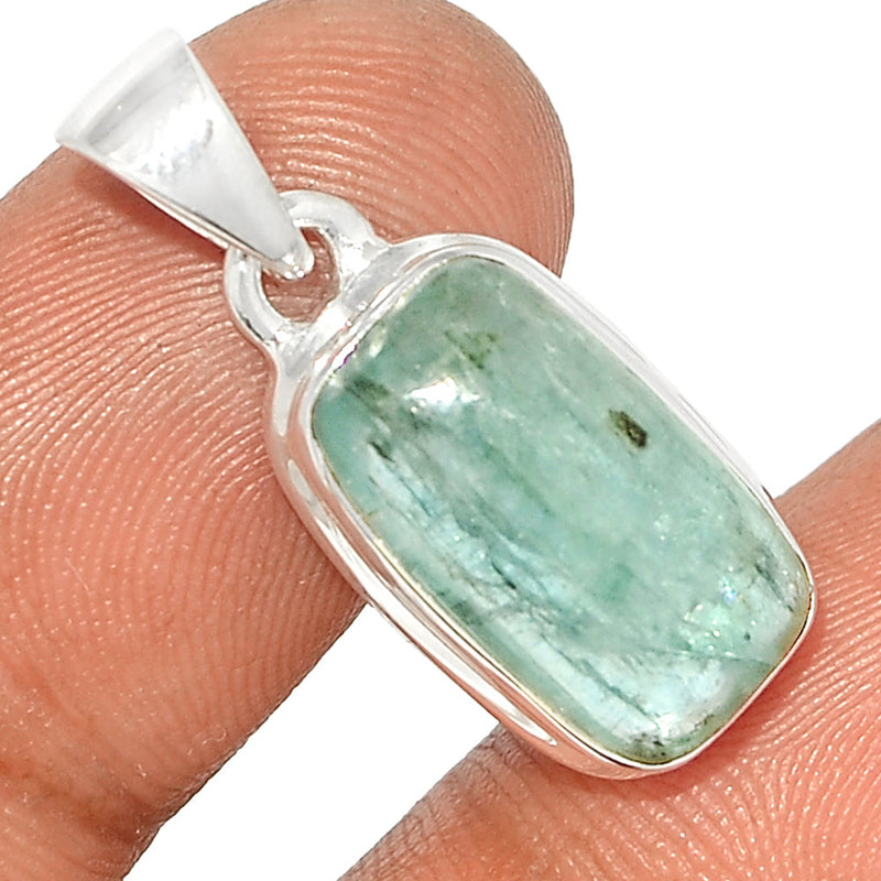 1.1" Aqua Kyanite Cabochon Pendants - AKCP116