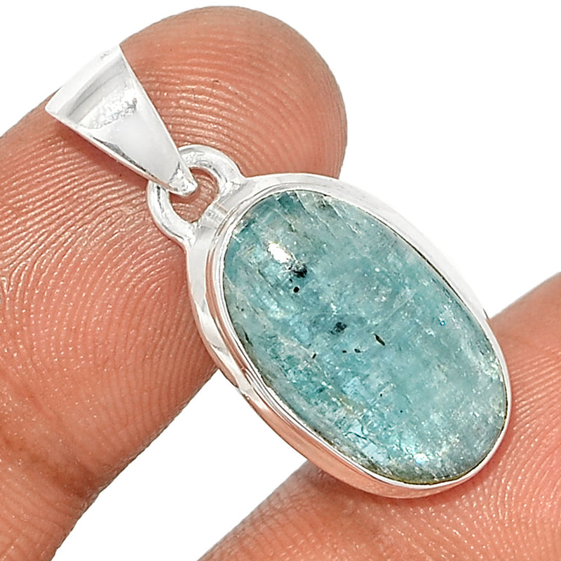 1.2" Aqua Kyanite Cabochon Pendants - AKCP119