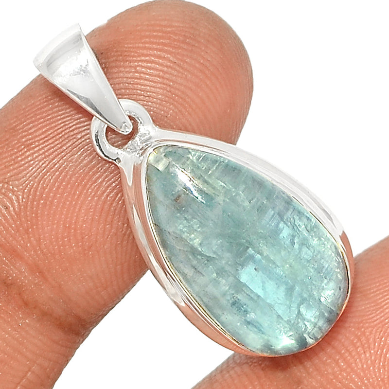 1.2" Aqua Kyanite Cabochon Pendants - AKCP120