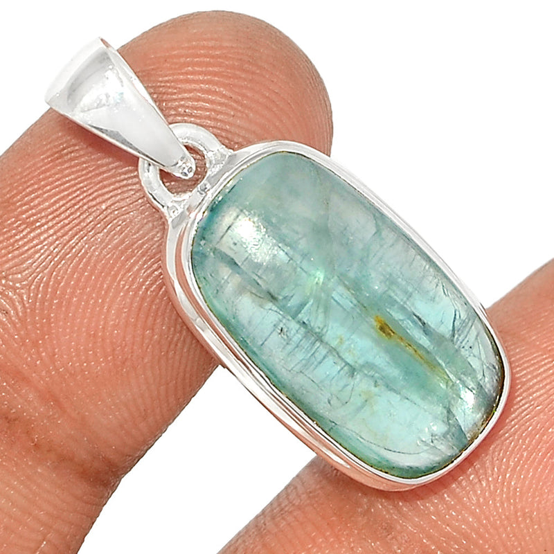 1.2" Aqua Kyanite Cabochon Pendants - AKCP121