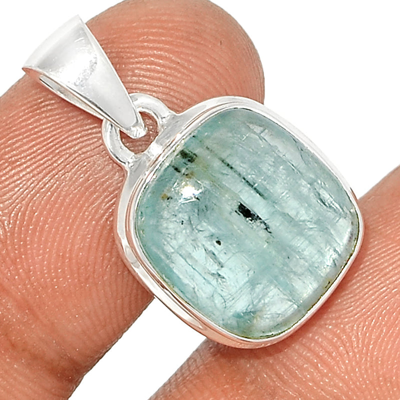 1" Aqua Kyanite Cabochon Pendants - AKCP133