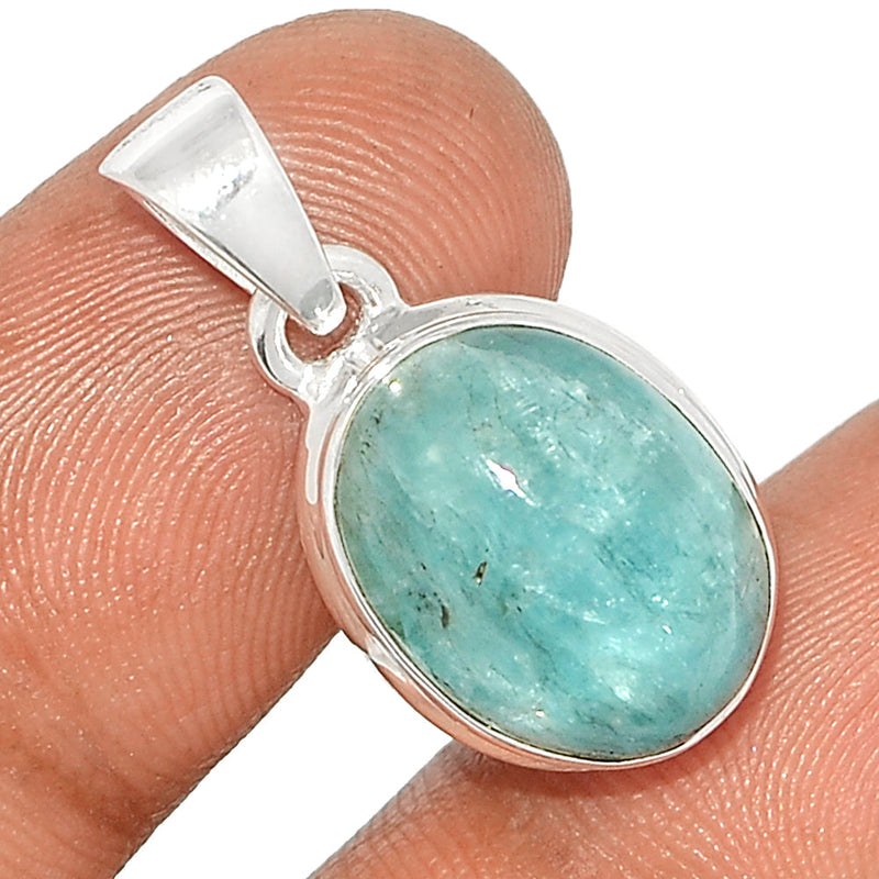 1" Aqua Kyanite Cabochon Pendants - AKCP135