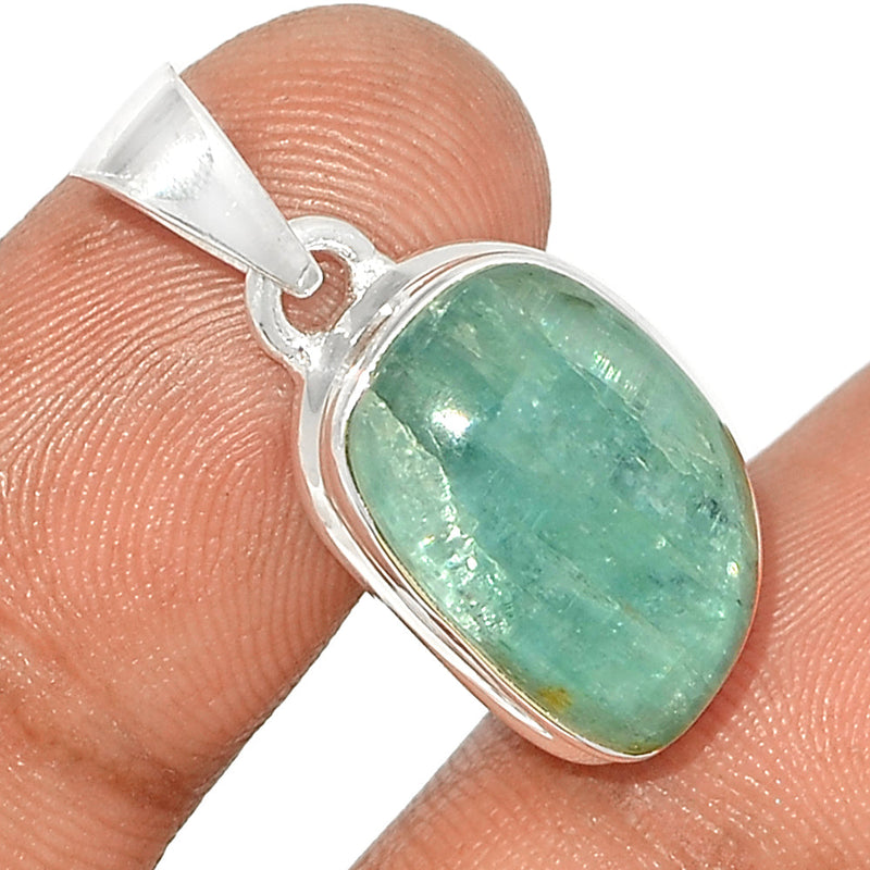 1.1" Aqua Kyanite Cabochon Pendants - AKCP139
