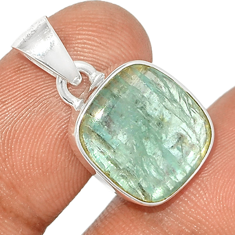 1" Aqua Kyanite Cabochon Pendants - AKCP141