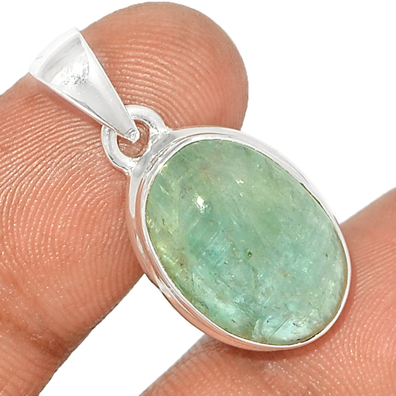 1.2" Aqua Kyanite Cabochon Pendants - AKCP142