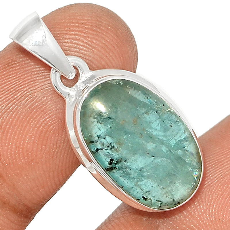 1.2" Aqua Kyanite Cabochon Pendants - AKCP145