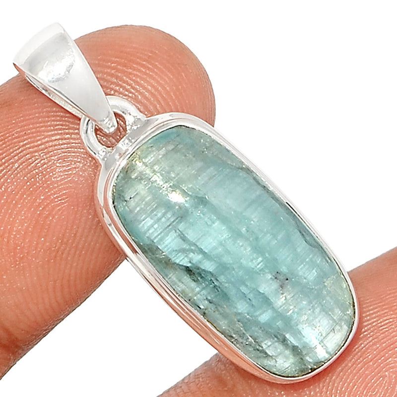 1.3" Aqua Kyanite Cabochon Pendants - AKCP251