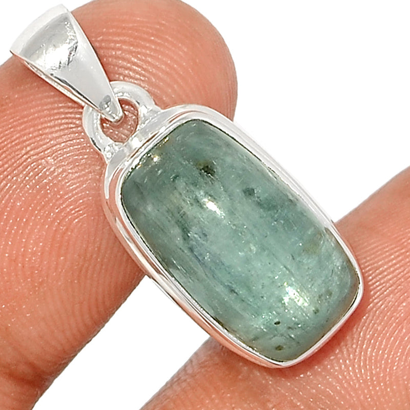 1.1" Aqua Kyanite Cabochon Pendants - AKCP255