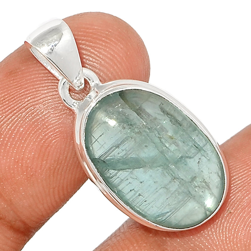 1.2" Aqua Kyanite Cabochon Pendants - AKCP257