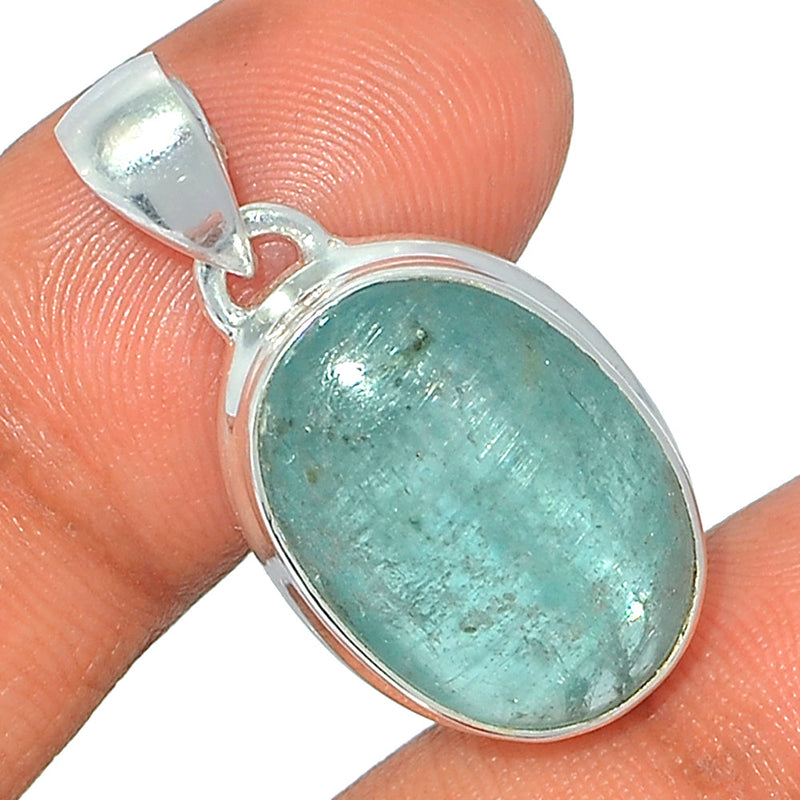 1.2" Aqua Kyanite Cabochon Pendants - AKCP39