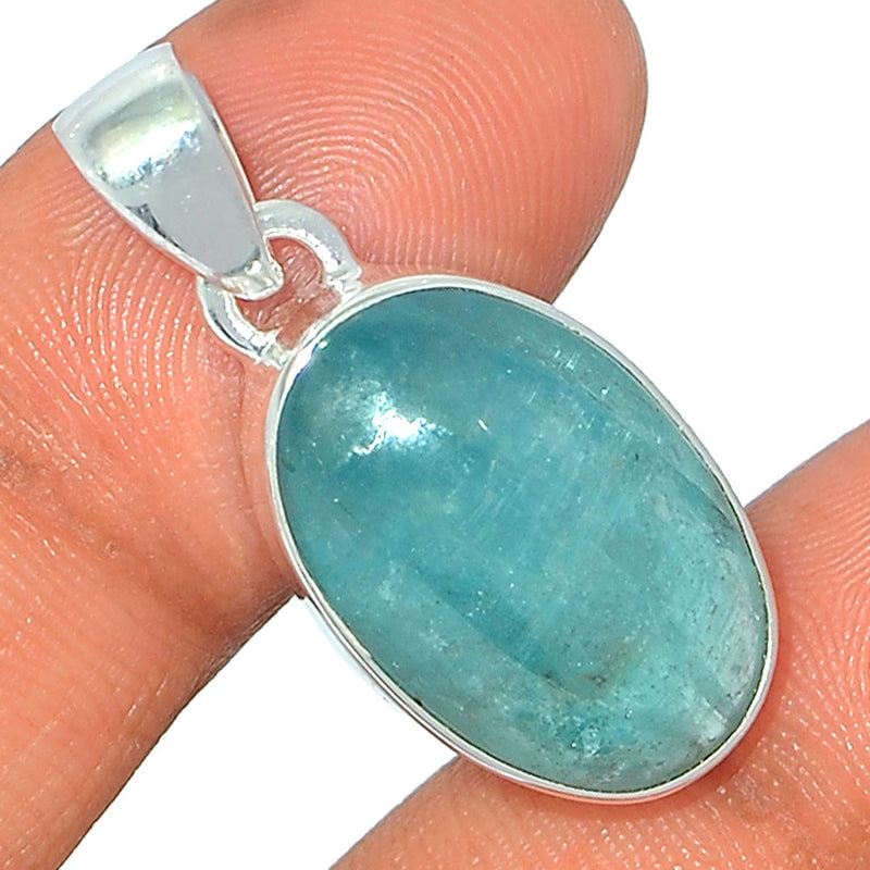 1.2" Aqua Kyanite Cabochon Pendants - AKCP40