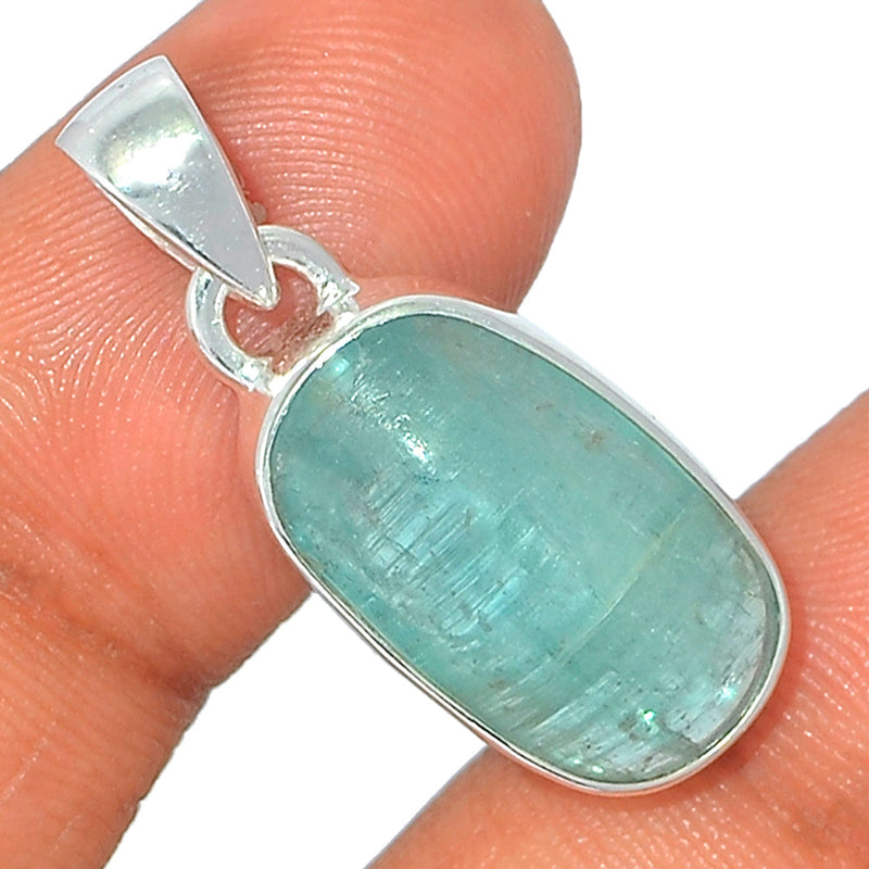 1.2" Aqua Kyanite Cabochon Pendants - AKCP46