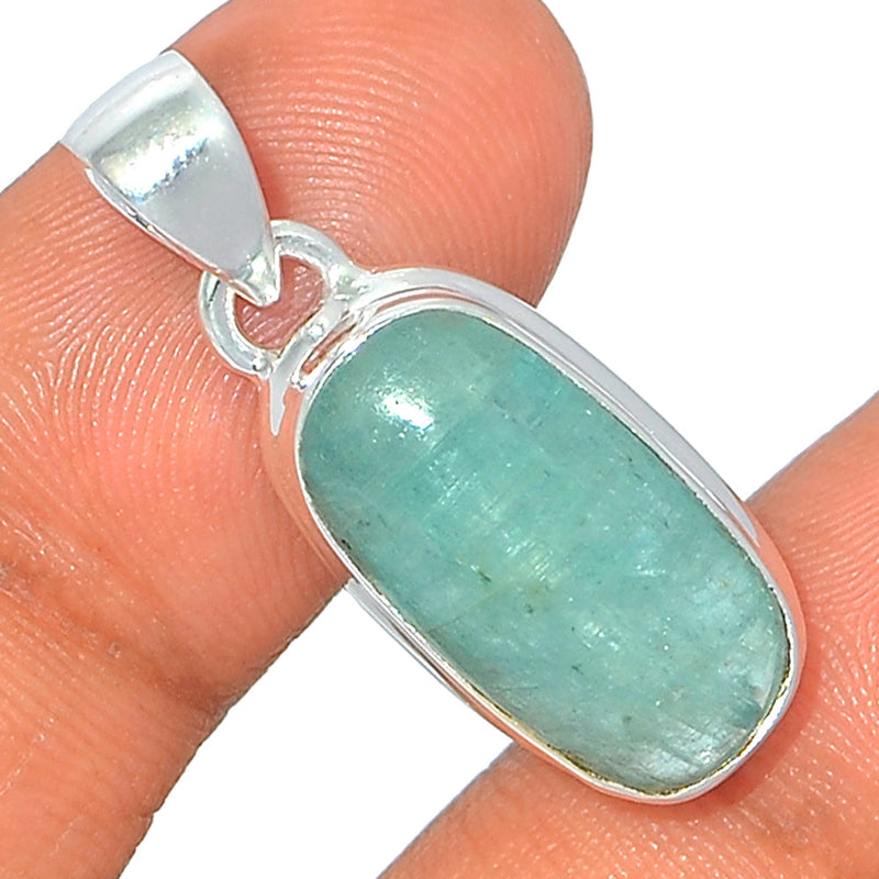 1.2" Aqua Kyanite Cabochon Pendants - AKCP54