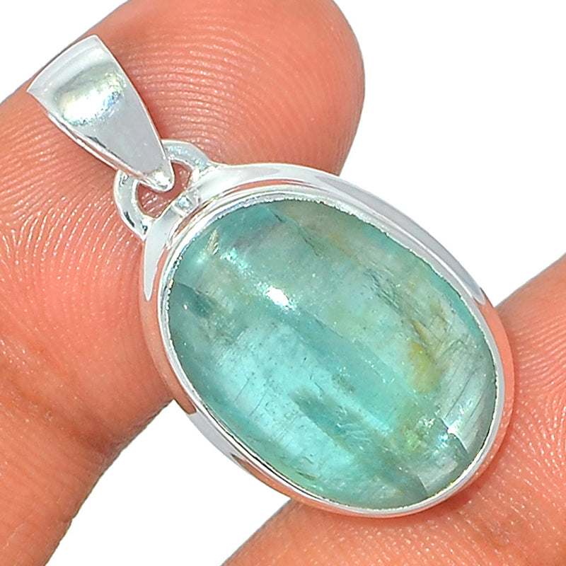 1.2" Aqua Kyanite Cabochon Pendants - AKCP55