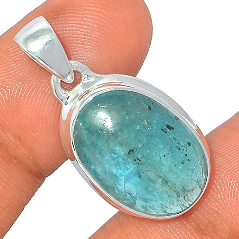 1.2" Aqua Kyanite Cabochon Pendants - AKCP64