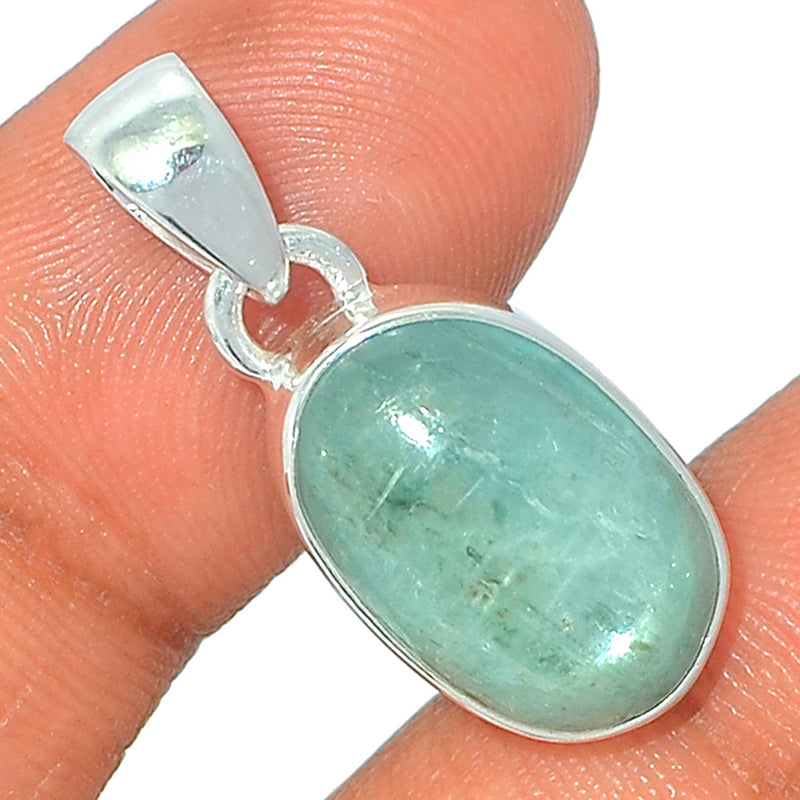1.1" Aqua Kyanite Cabochon Pendants - AKCP78