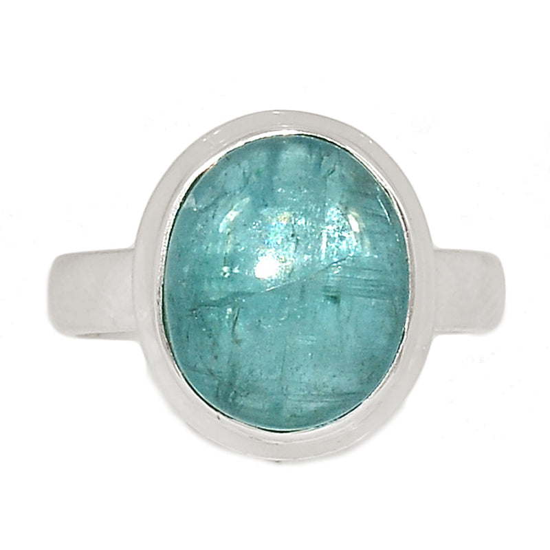 Aqua Kyanite Cabochon Ring - AKCR167