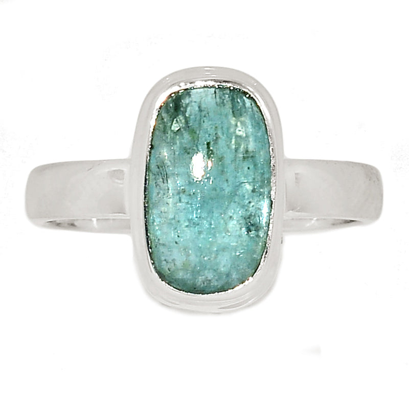 Aqua Kyanite Cabochon Ring - AKCR169