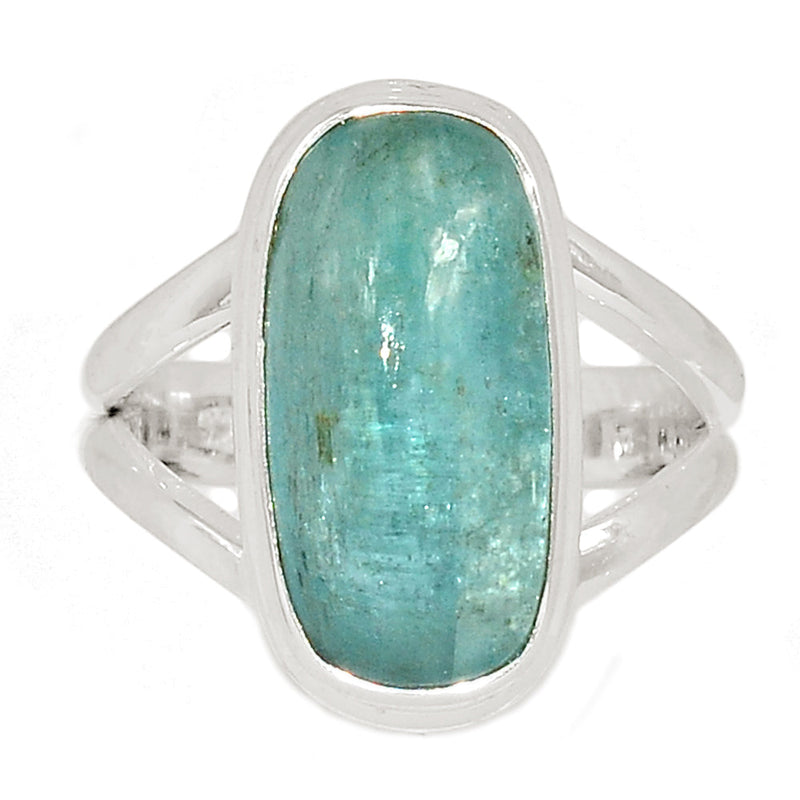 Aqua Kyanite Cabochon Ring - AKCR175