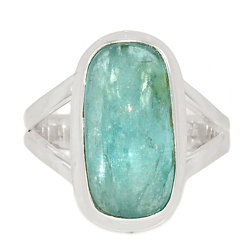 Aqua Kyanite Cabochon Ring - AKCR177