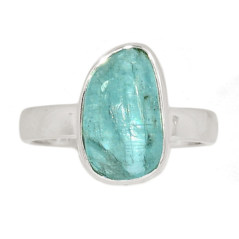 Aqua Kyanite Cabochon Ring - AKCR178