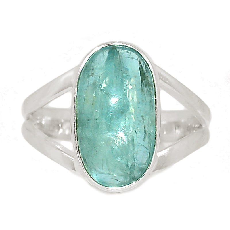 Aqua Kyanite Cabochon Ring - AKCR181