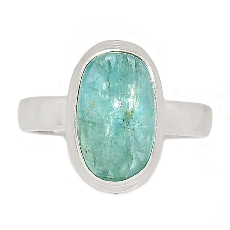 Aqua Kyanite Cabochon Ring - AKCR189