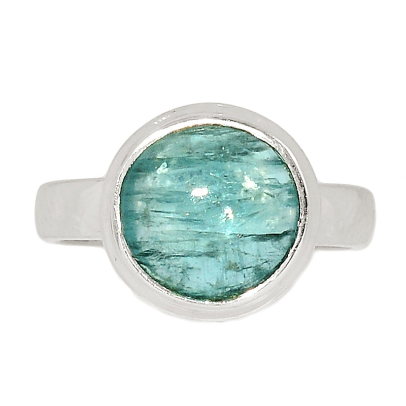 Aqua Kyanite Cabochon Ring - AKCR190