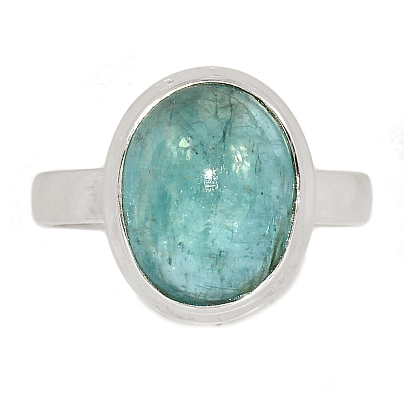 Aqua Kyanite Cabochon Ring - AKCR192