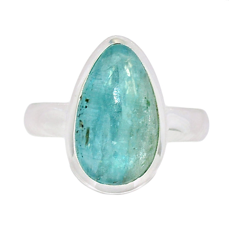 Aqua Kyanite Cabochon Ring - AKCR221