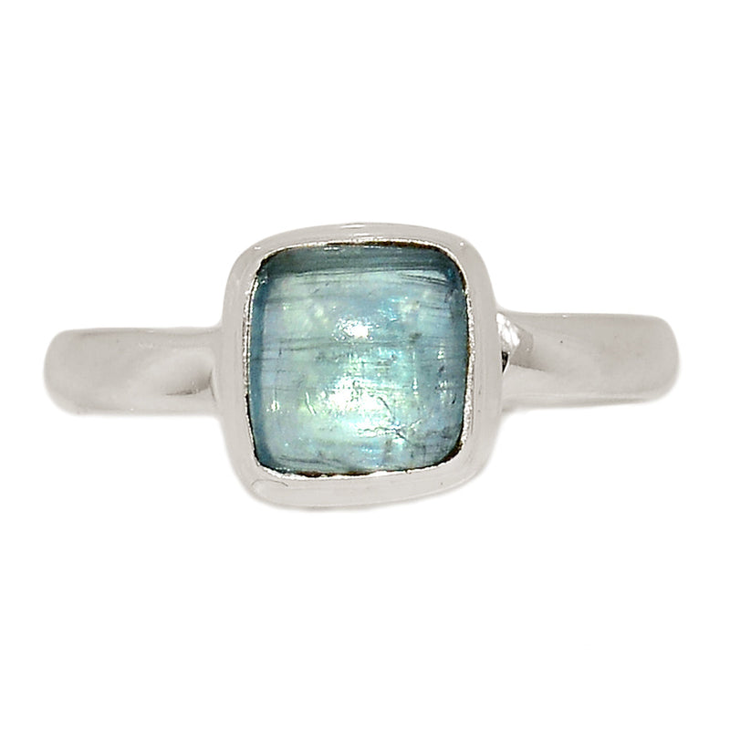Aqua Kyanite Cabochon Ring - AKCR285
