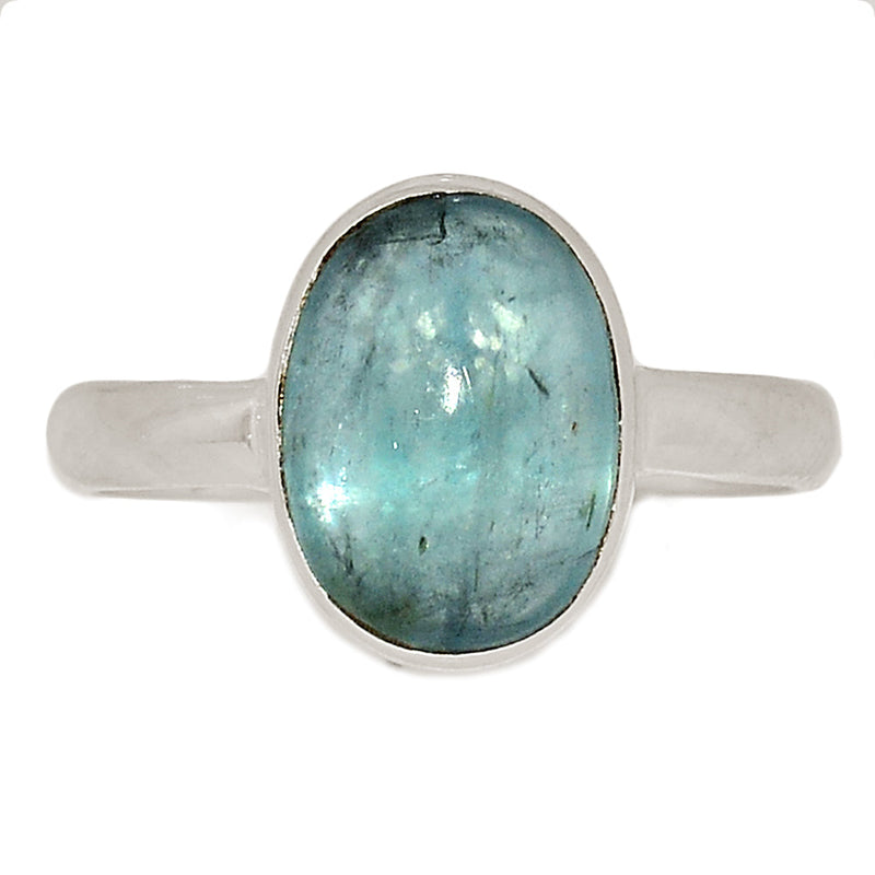 Aqua Kyanite Cabochon Ring - AKCR290