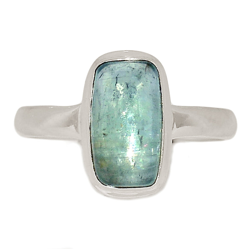 Aqua Kyanite Cabochon Ring - AKCR291