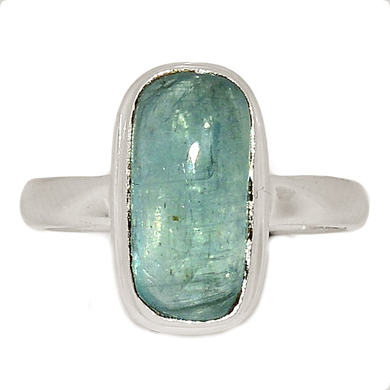 Aqua Kyanite Cabochon Ring - AKCR294