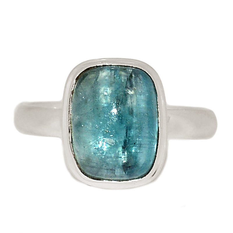 Aqua Kyanite Cabochon Ring - AKCR299