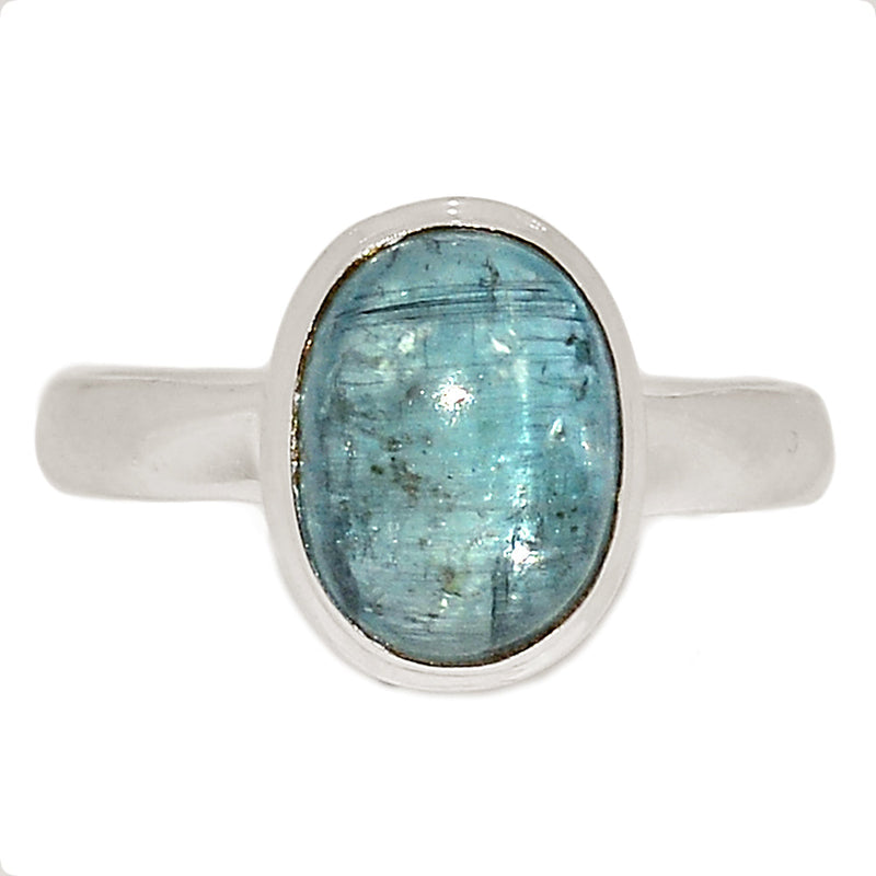 Aqua Kyanite Cabochon Ring - AKCR300