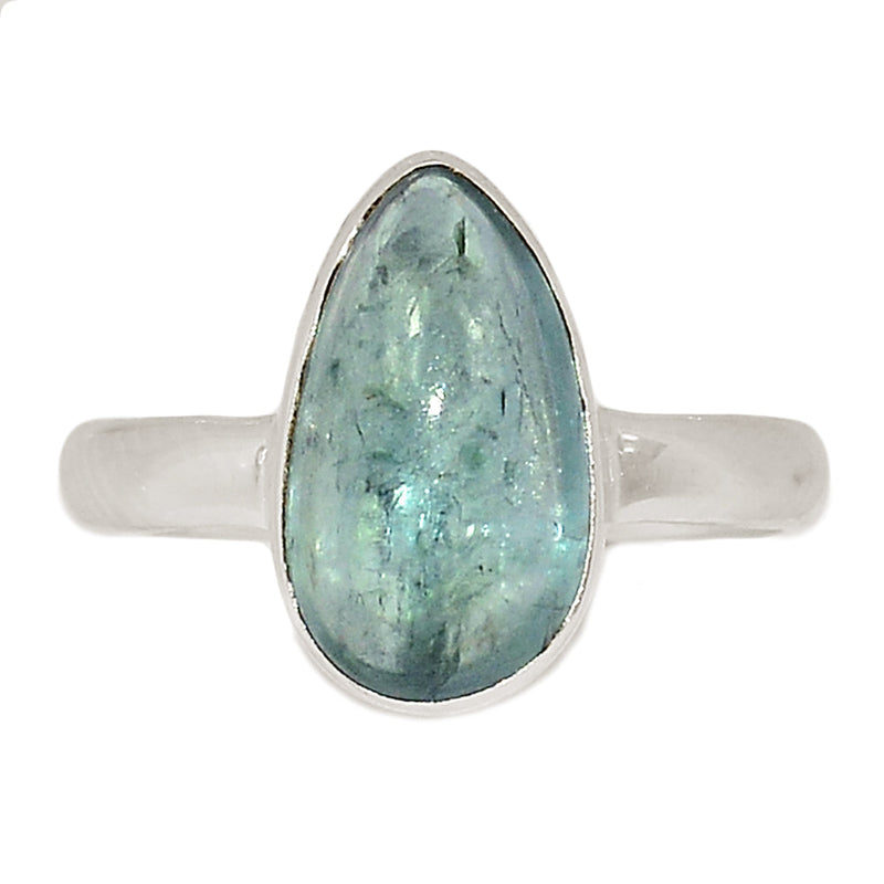 Aqua Kyanite Cabochon Ring - AKCR309