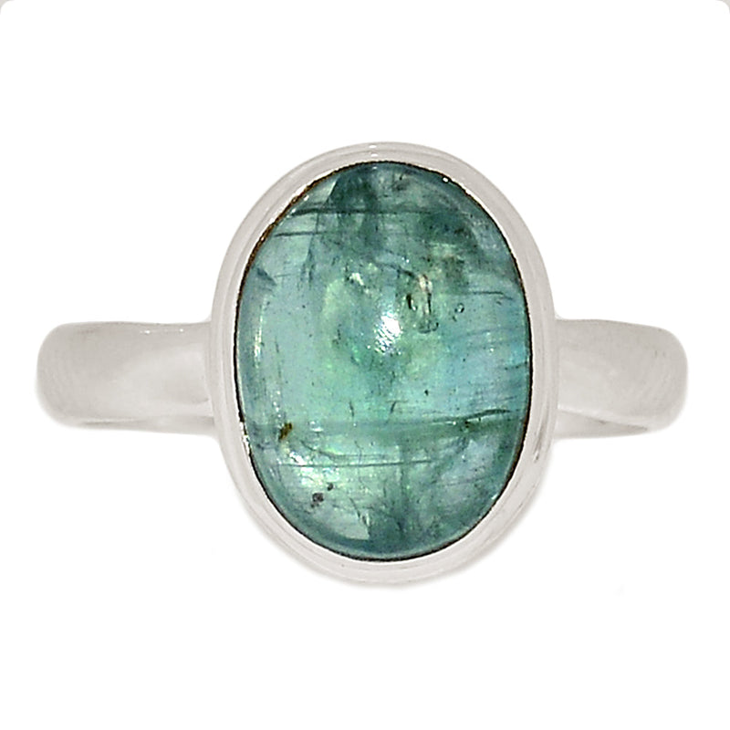 Aqua Kyanite Cabochon Ring - AKCR310