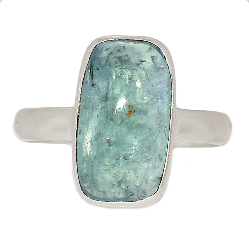 Aqua Kyanite Cabochon Ring - AKCR316