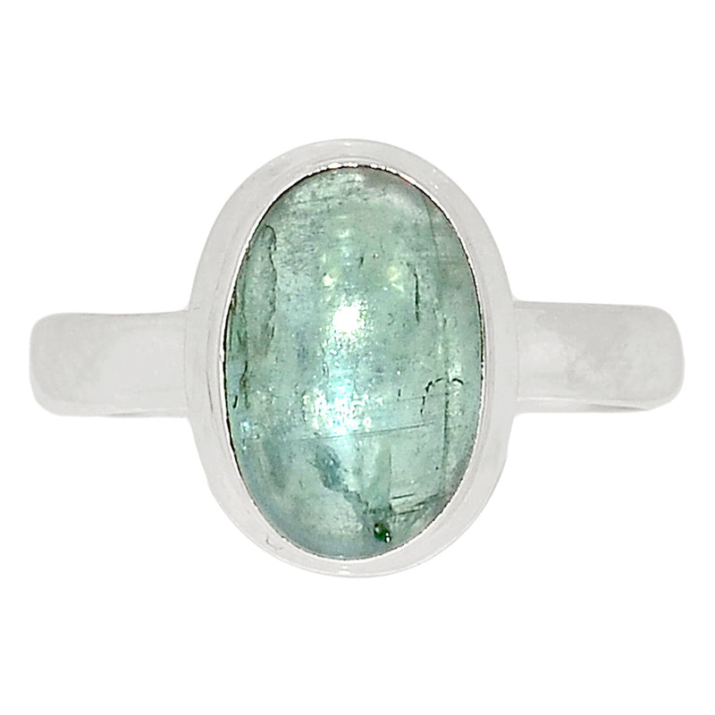Aqua Kyanite Cabochon Ring - AKCR37