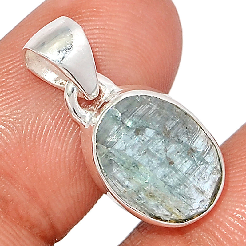 1" Aqua Kyanite Faceted Pendants - AKFP109