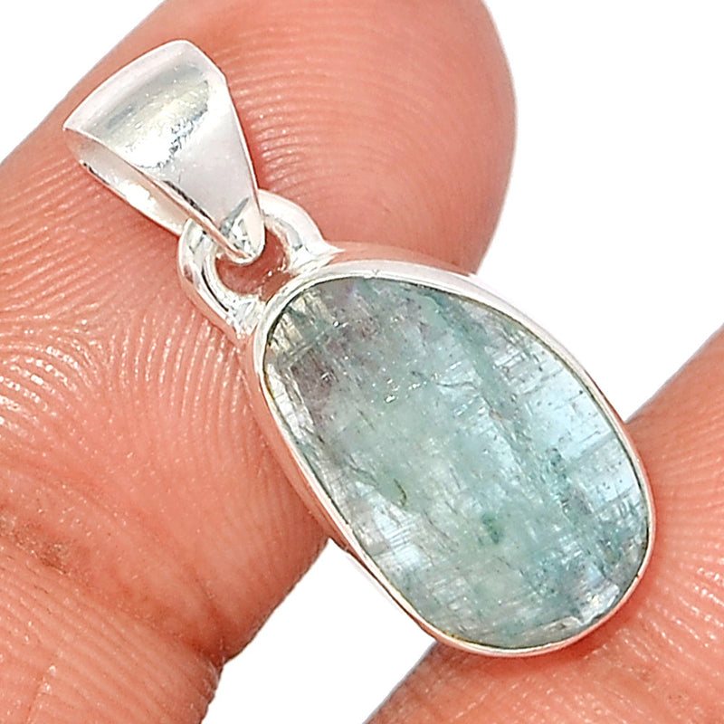 1" Aqua Kyanite Faceted Pendants - AKFP117