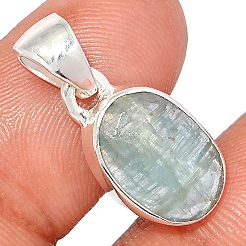 1" Aqua Kyanite Faceted Pendants - AKFP118