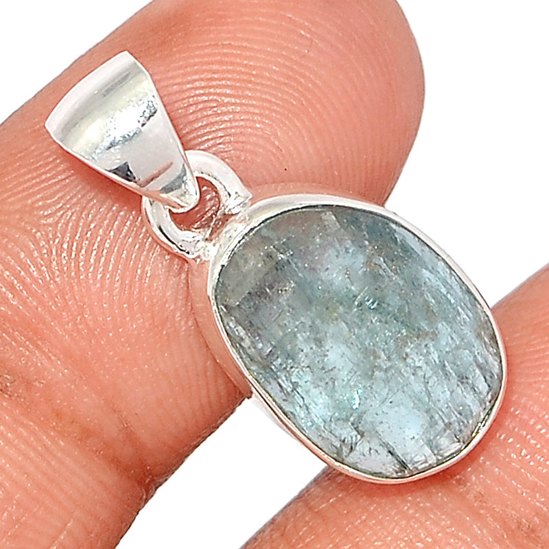 1" Aqua Kyanite Faceted Pendants - AKFP123
