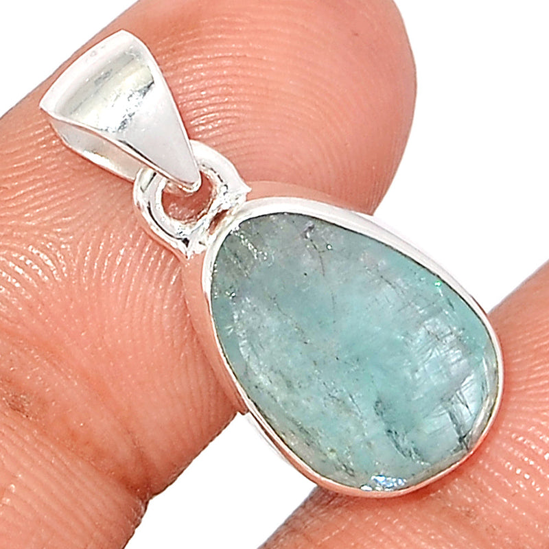1" Aqua Kyanite Faceted Pendants - AKFP99