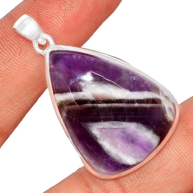 1.7" Amethyst Lace Agate Pendants - ALAP1015