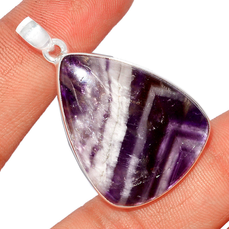 1.7" Amethyst Lace Agate Pendants - ALAP1020