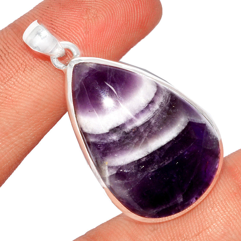 1.6" Amethyst Lace Agate Pendants - ALAP1021